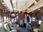 View of the interior of the restored Lackawanna MU Car